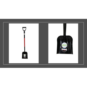 Łopata  piaskowa  oprawna metalowy trzonek Walk.